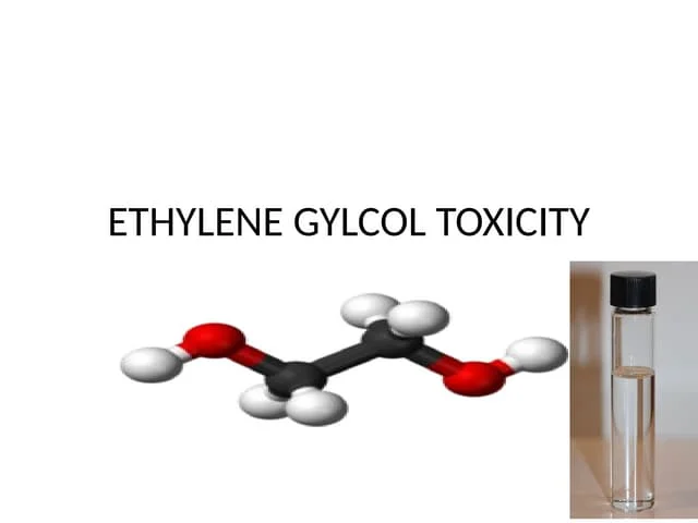 ethylene glycol toxicity