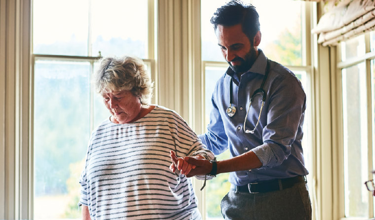walking impairment due to multiple sclerosis