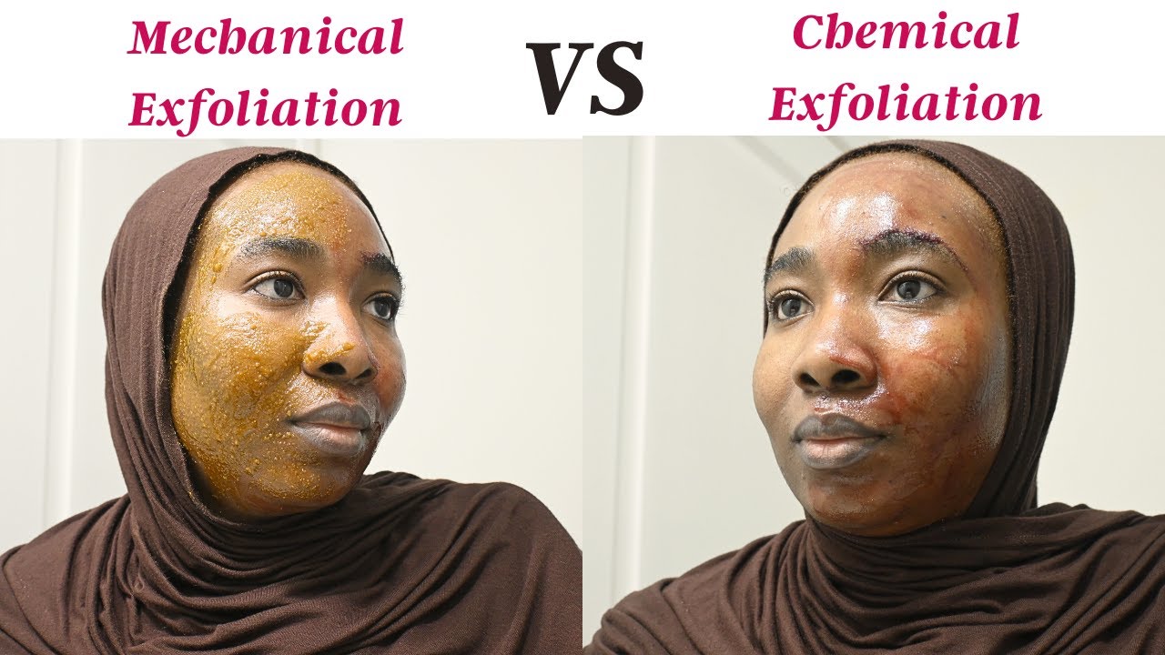 Chemical vs Mechanical Exfoliation Face Wash