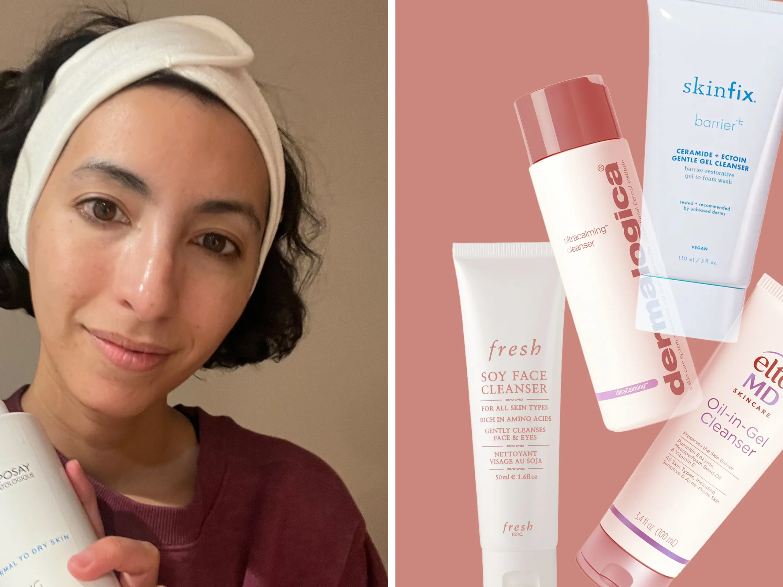 Gentle Face Wash vs Harsh Scrub
